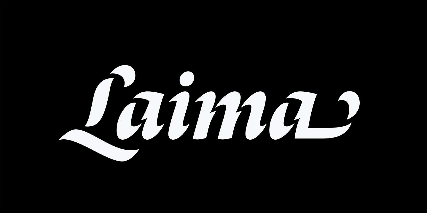 Пример шрифта Laima #1
